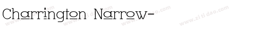 Charrington Narrow字体转换